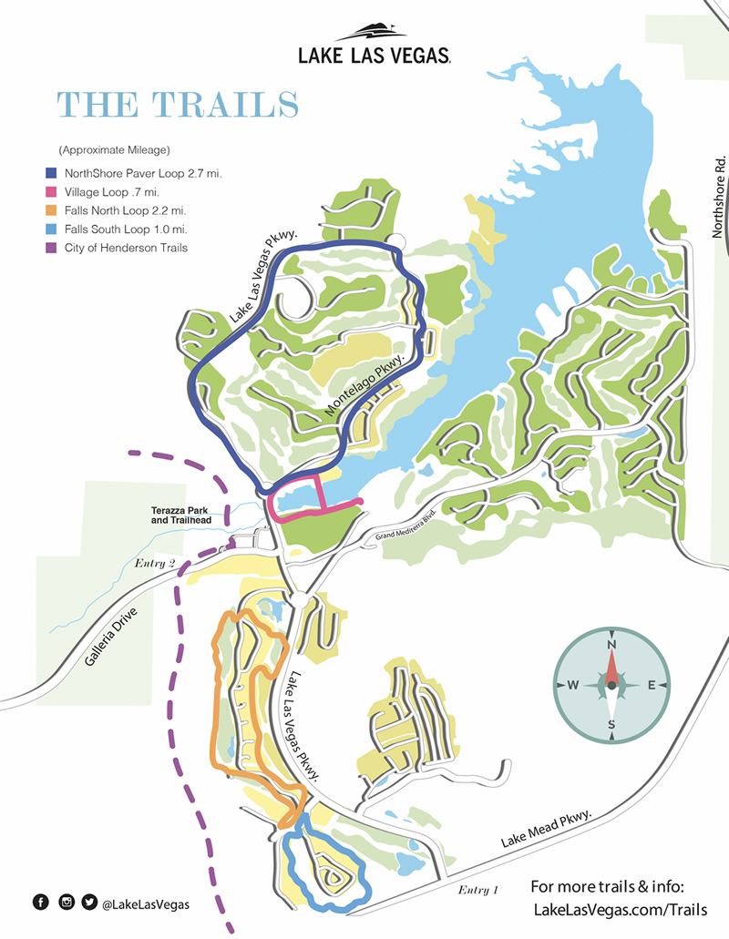 Miles Of Trails For Fun Fitness And Adventure Lake Las Vegas