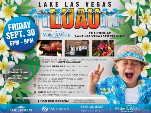 Calling all ‘Ohana to the End of Summer Luau!  Lake Las Vegas