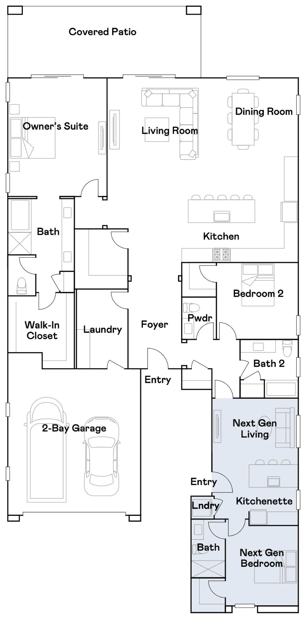 Falls - Riviera NextGen - Floorplan