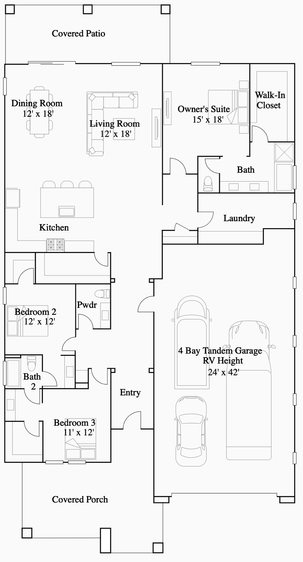 Hills - Evan with RV - Floorplan