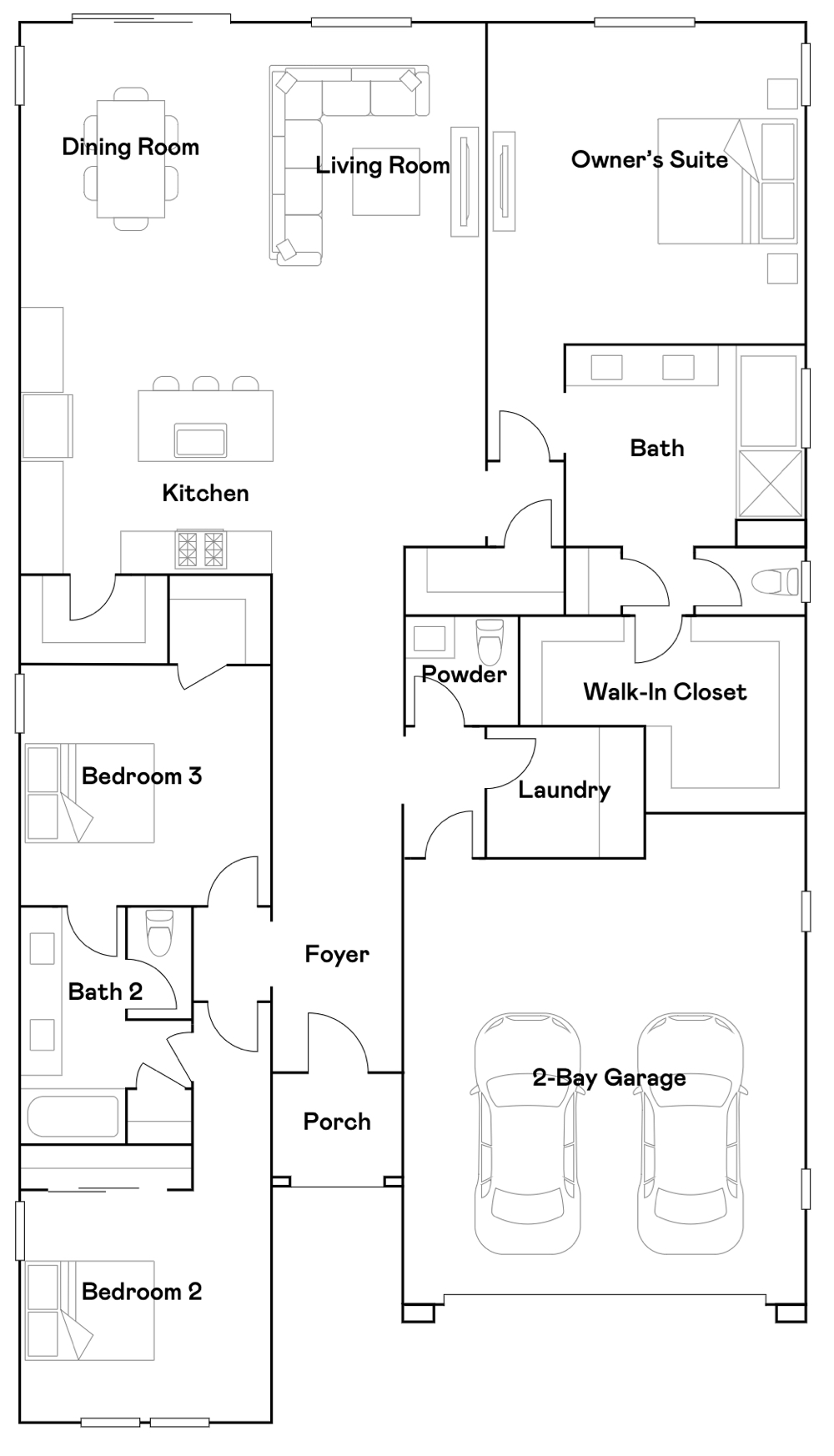 Ridges - Avery - Floorplan